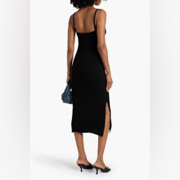 NWT Naadam Cashmere Ribbed Midi dress - Picture 6 of 11